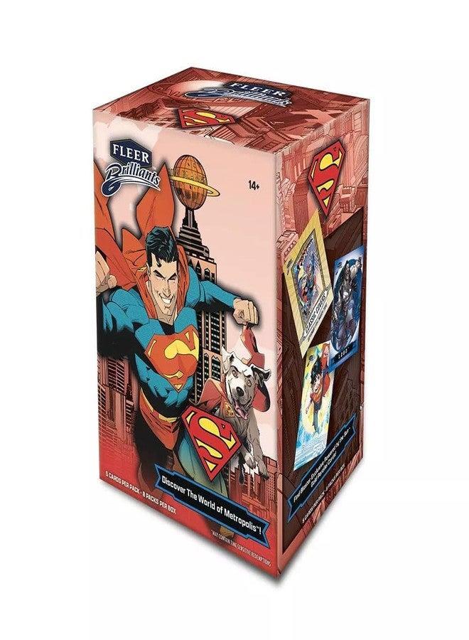 Upper Deck Fleer Brilliants Superman Trading Card Blaster Box - Image 1